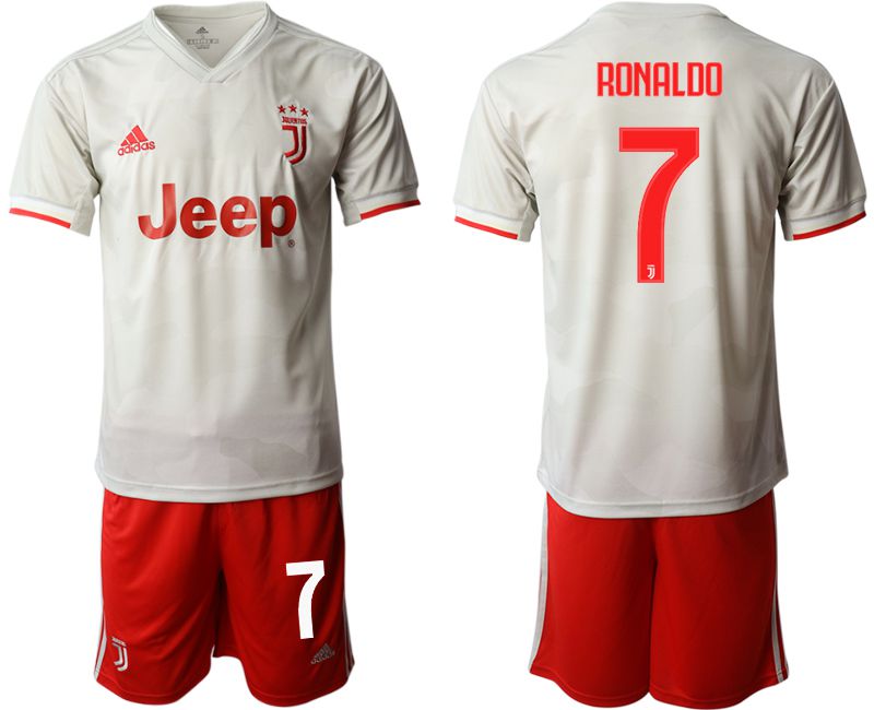 Men 2019-2020 club Juventus FC hoaway #7 white Soccer Jerseys